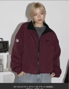 リバーシブル ナイロン フリース ジャケットのサムネイル