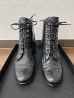 黒の本革ブーツ25cm AVRIL GAUのサムネイル