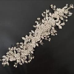 ヘッドドレス　ヘッドアクセサリー　結婚式　ヘアアクセサリーのサムネイル