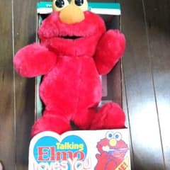 TYCO 세서미 스트리트 Talking Elmo 봉제인형 엘모 90s