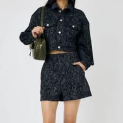 MOUSSY HW TWEEDY ショーツ マウジー ツイード ショートパンツのサムネイル