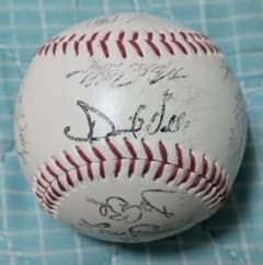 MLBドジャース寄せ書きサインボール - メルカリ