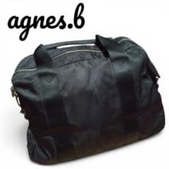 agnes.b ボストンバッグ ブラック　アニエスベー　黒　軽量バッグ　ハンドのサムネイル