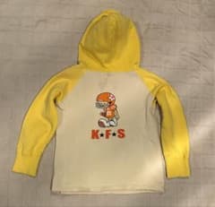 KIDS FASHION STATION パーカー イエローのサムネイル