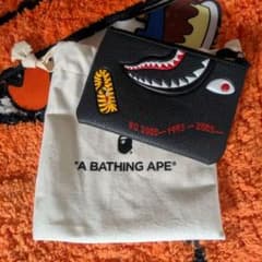 美品 アベイシング エイプ SHARK MINI WALLET 財布 - メルカリ