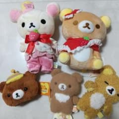 리락쿠마 봉제 인형 세트