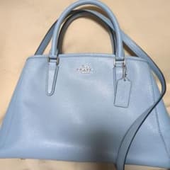 COACH ライトブルー トートバッグのサムネイル