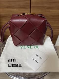 ☆ボッテガヴェネタ☆ミニ カセット カメラバッグ レザー ボルドー 