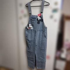 Mitch Key Mouse Denim Overalls