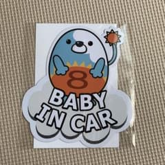 てんタマくん　カーステッカー　Baby In Carのサムネイル