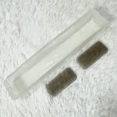 岩田工芸硝子】 IWATA ガラス水盤 長方形 花器 生け花 華道具 剣山付き