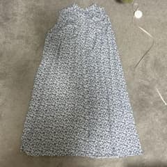 花柄 キャミワンピース ブルー系のサムネイル