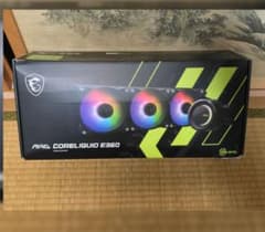 MSI MAG CORELIQUID E360 簡易水冷CPUクーラーのサムネイル