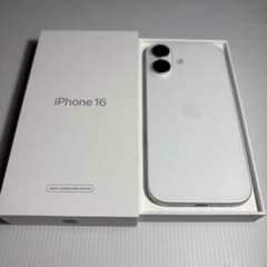 [당일 출하]극미품 인정 정비제 제품 iPhone16 256GB 화이트