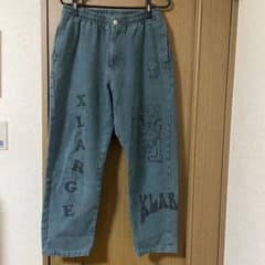 X-LARGE 20AW エクストラージ ブルー パンツ ロゴのサムネイル