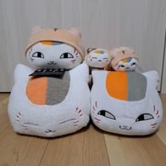 나츠메 친구장 냥코 선생님 봉제인형 세트(이치반 복권&프라이즈품)