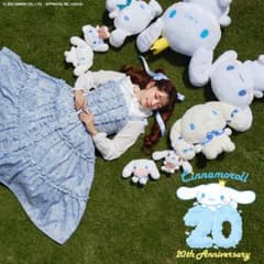 axes femme Kawaii シナモロールコラボジャンスカ サックス