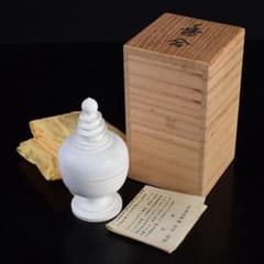 茶道具　東大寺古材　会田栄治・杉村和作　赤銅合子写　香合　共布共箱　MR9441 茶道具 東大寺古材 会田栄治・杉村和作 赤銅合子写 香合 共布共箱