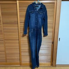 美品　ツナギ　オーバーオール　デニムのサムネイル
