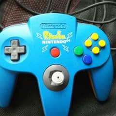 ピカチュウ nintendo64 コントローラー ブルーのサムネイル