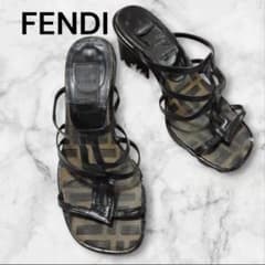 FENDI フェンディ ズッカ柄 サンダル イタリア製 35 - メルカリ