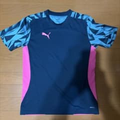 Puma 半袖シャツ ネイビー/ピンク/青のサムネイル