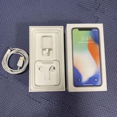 ひーちゃん様専用　iPhone X Silver 64 GB 箱・付属品のみ。のサムネイル
