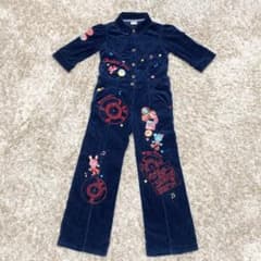 メゾピアノ 110 ベリエちゃん 平成レトロ 女児 Y2K 00s 長袖つなぎ 