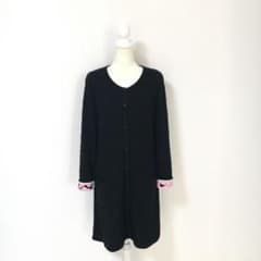 近年美品 LEONARD レオナール ニット ロング カーディガン コート