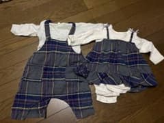 ロンパース　70 男女　双子　branshes ブランシェスのサムネイル