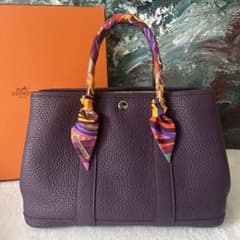 HERMES エルメス ガーデンパーティTPM 30 レザン 希少カラー - メルカリ