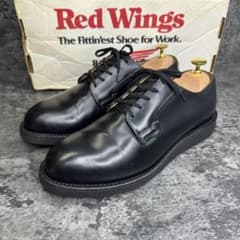 美品✨レッドウィング 101 ポストマン 80〜90s 黒 レザー 7D - メルカリ