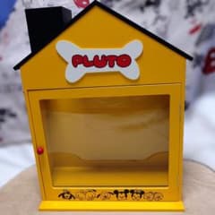 ディズニー ツムツム プルート ハウス型ディスプレイケース ぬいぐるみ収納 希少のサムネイル