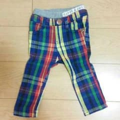 チェックパンツ　80センチのサムネイル