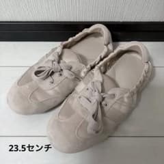 GU gathered ballet sneakers, size 23.5 cm
