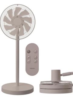 [山善]扇風機コンパクト収納DCモーターリモコン9枚羽根AHX-FGD301GRのサムネイル