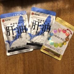 肝油 鮫珠 2袋 マルチビタミン1袋 - メルカリ