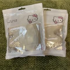 Hello Kitty 3D 立体マスク ベージュ 2袋セットのサムネイル