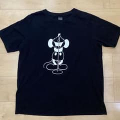 ナンバーナイン　ミッキーTシャツ　4 黒　ディズニー　リアム・ギャラガー ナンバーナイン ミッキーマウス tシャツ オアシス リアムギャラガー 4