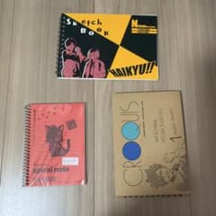 ハイキュー!! ノート スケッチブック 3点セットのサムネイル