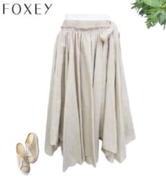 定価：￥162.000】美品☆FOXEYフォクシーブティックリネンスカート38  