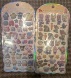 サンリオ ズートピア COTTON PUFFY シール 2種セット