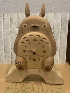 ML様専用　　トトロ　木製振子時計　未使用　ジブリのサムネイル