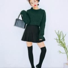 プリーツスカート 黒のサムネイル