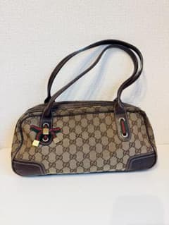 GUCCI グッチ GGキャンバス シェリーライン ハンドバッグのサムネイル