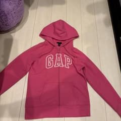 00s GAP ジップアップパーカー ピンク Mサイズ - メルカリ