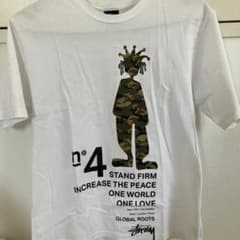 は*ぃ様 Stussy ステューシー シャドーマン カモフラ 迷彩 Tシャツホワのサムネイル