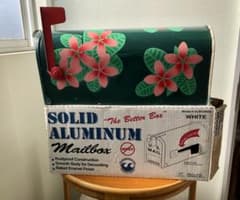 アメリカンポスト 新品 本体のみ (ハワイアン / プルメリア柄) - メルカリ