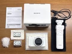 sony VLOGCAM ZV-1F ＋シューティンググリップ＋バッテリー2個のサムネイル