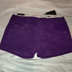 INGNI コーデュロイ ショートパンツ パープルのサムネイル